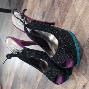 Steve Madden Masquerade Slingback Peeptoe Pumps